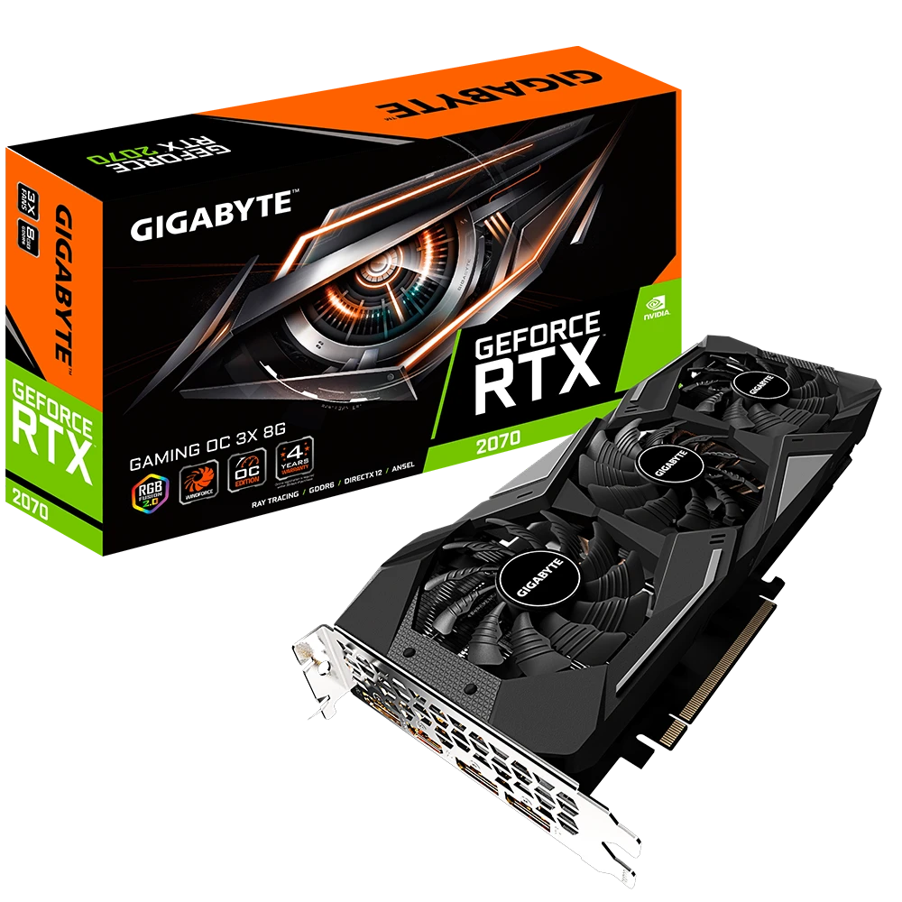 Gigabyte GeForce RTX 2070 GAMING OC 3X 8G